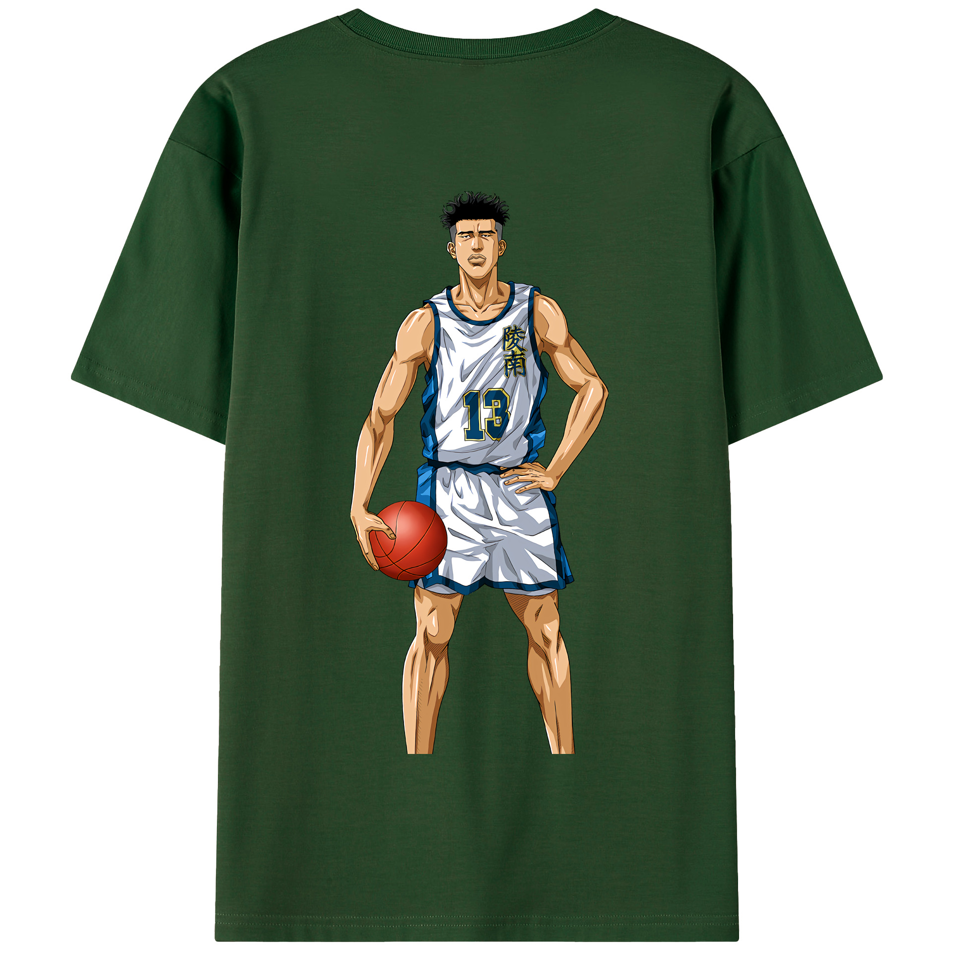 SLAM DUNK／スラムダンク 綿100％半袖Tシャツ（背面プリント）